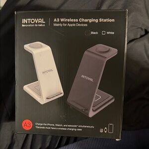 A3 Wireless Charging Station - Black and White